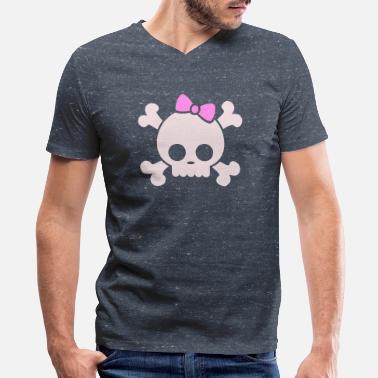 Girl Skull With Bow T-Shirts | Unique 